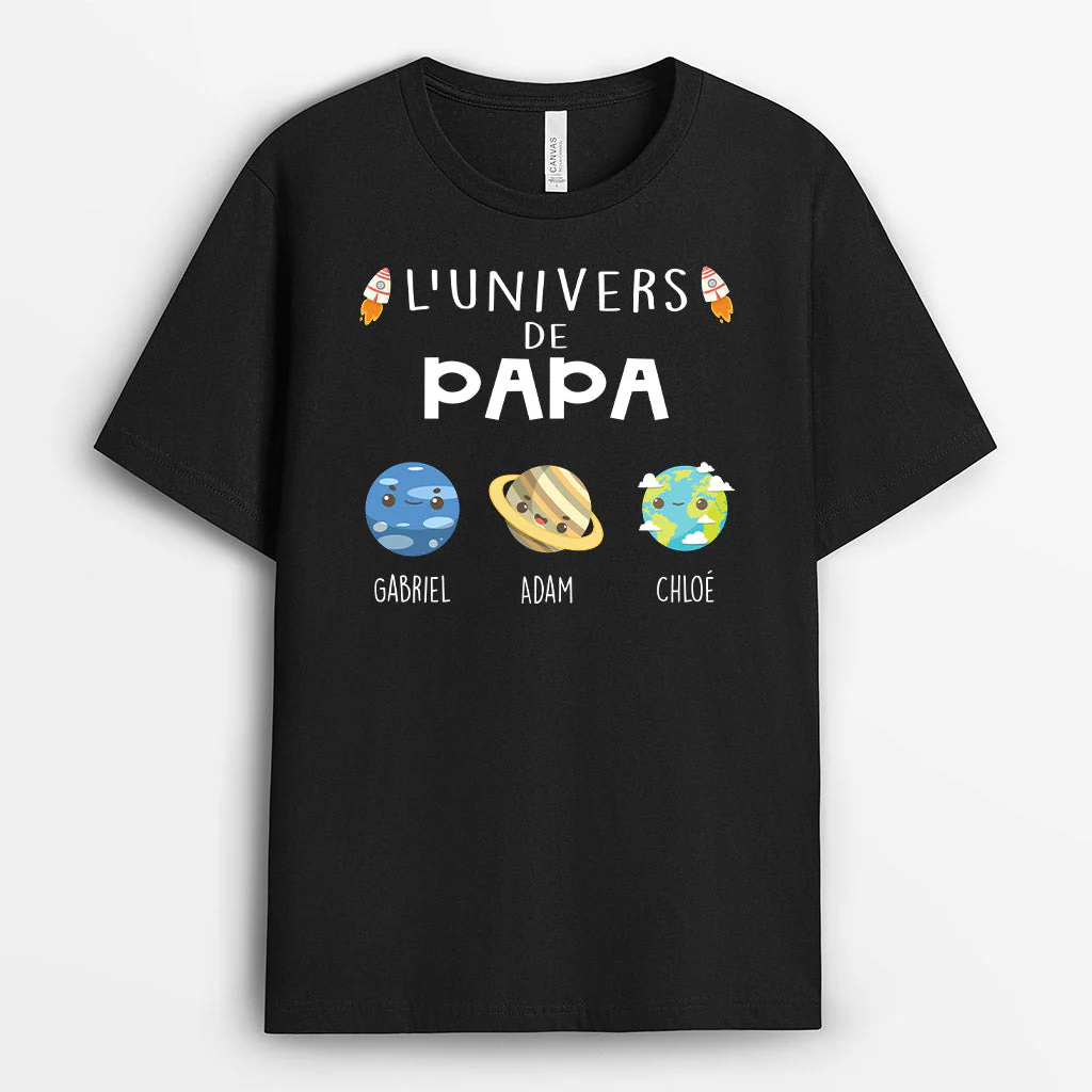 Tee Shirt Personnalisé Papy - L'univers De Papi - Image 2