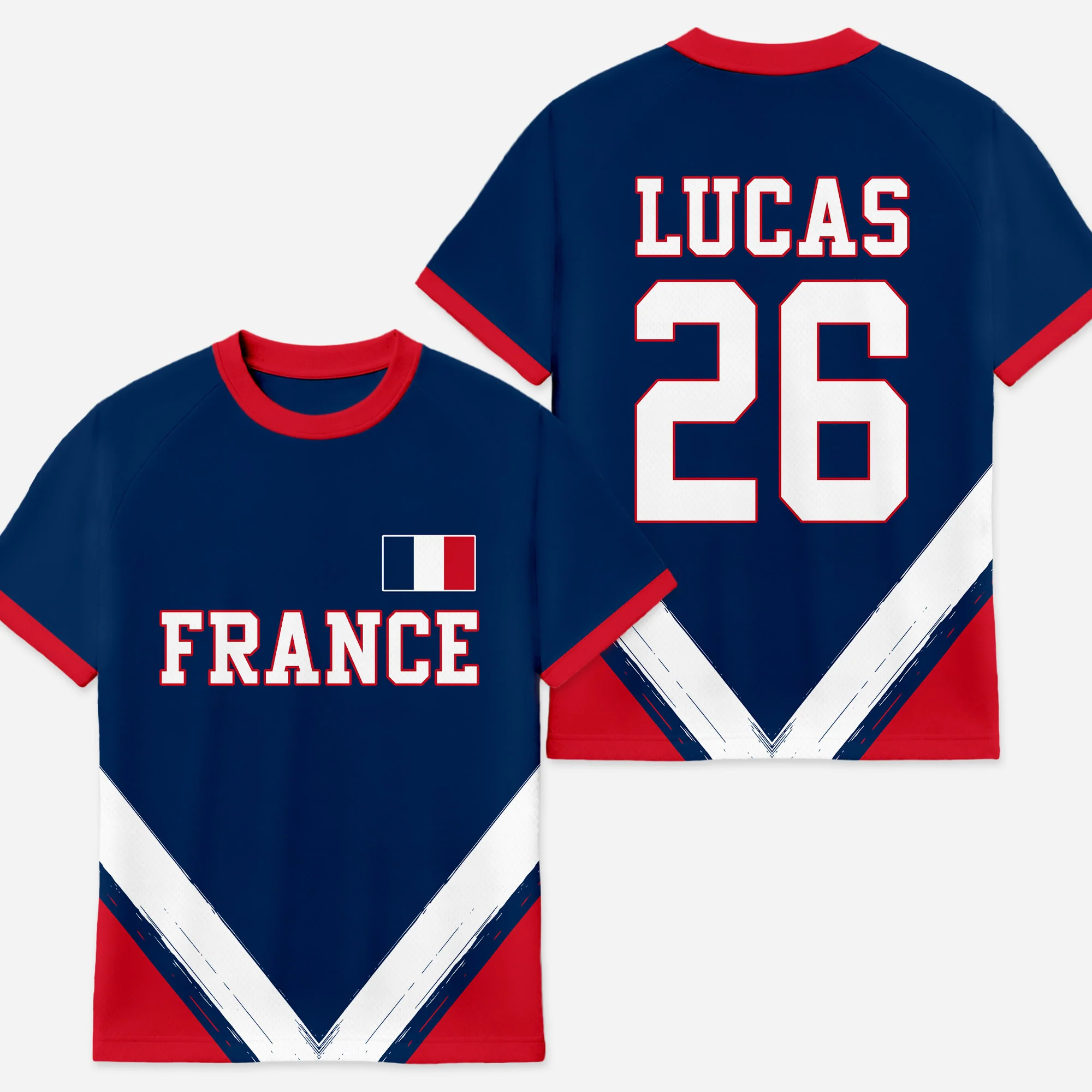 Maillot De Football Personnalisé - Cadeau Foot Avec Nation