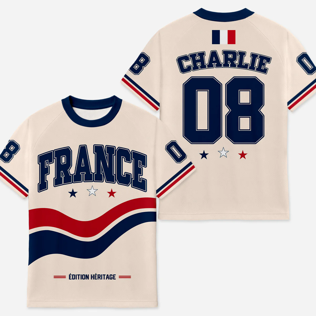 Maillots De Football Personnalisés Avec Nation - Cadeau Foot Pour Homme Femme