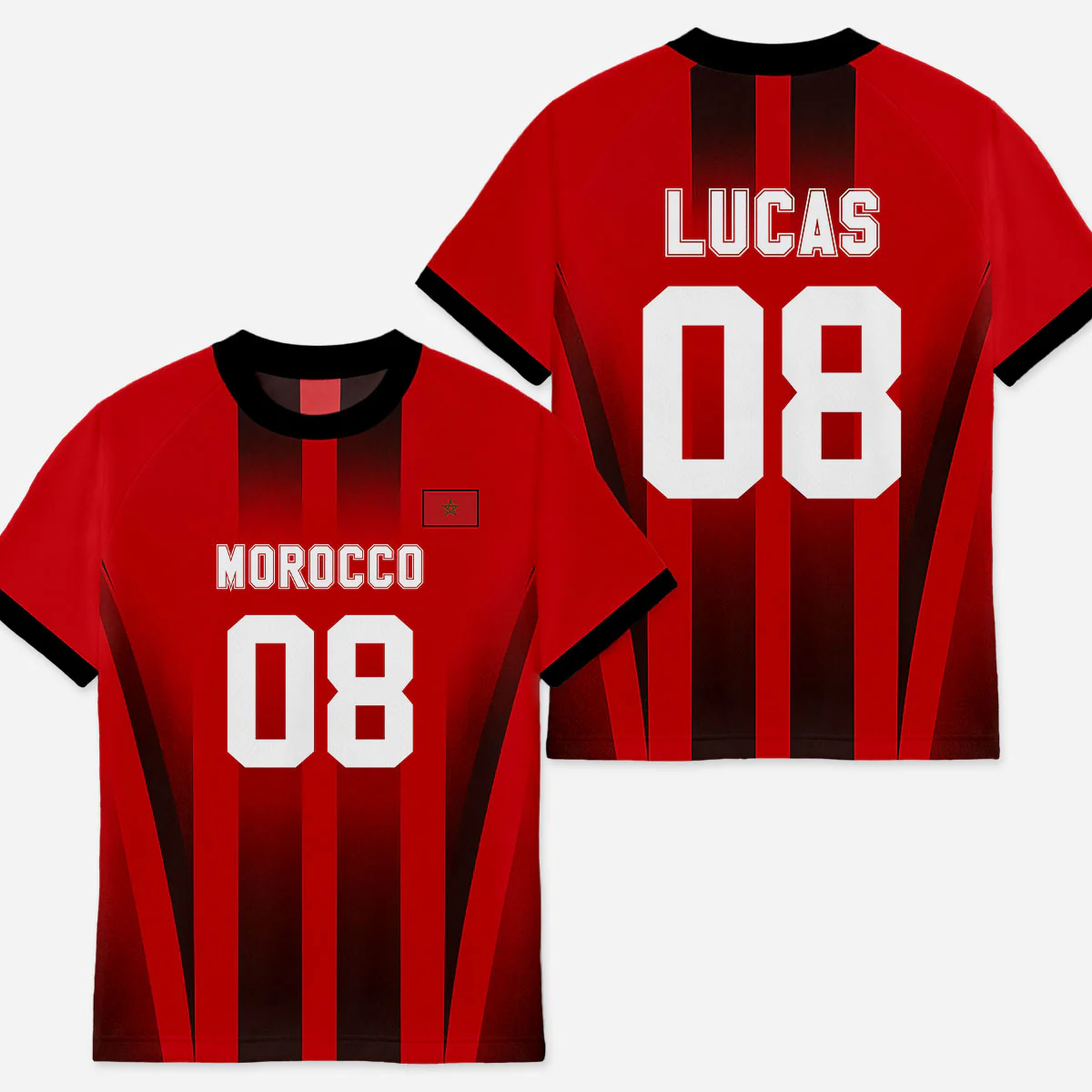 Maillots De Football Personnalisés - Cadeau Pour Femme Homme Passionné De L'équipe Nationale - Image 2