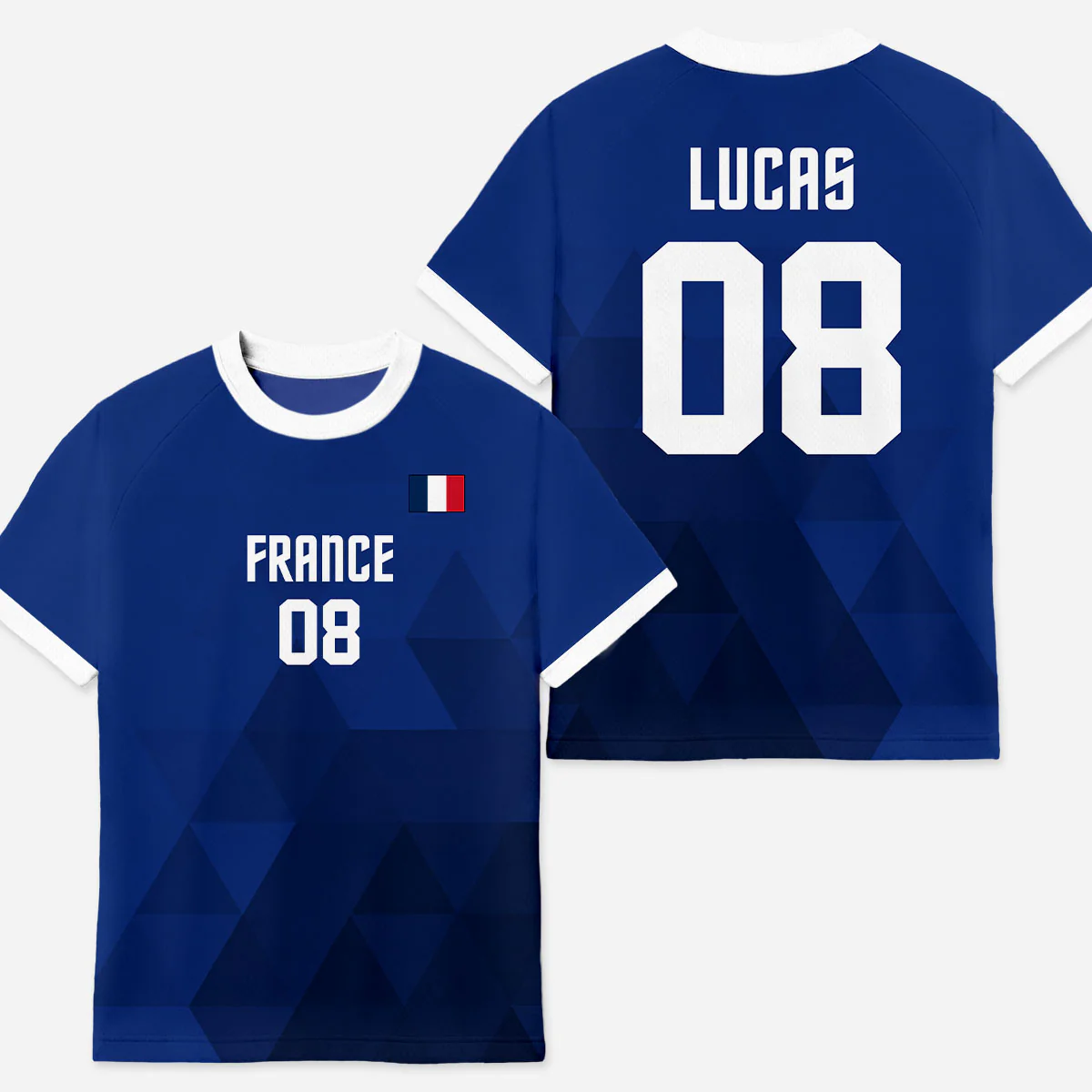 Maillots De Football Personnalisés Homme Femme - Cadeau Pour Fan De L'équipe Nationale