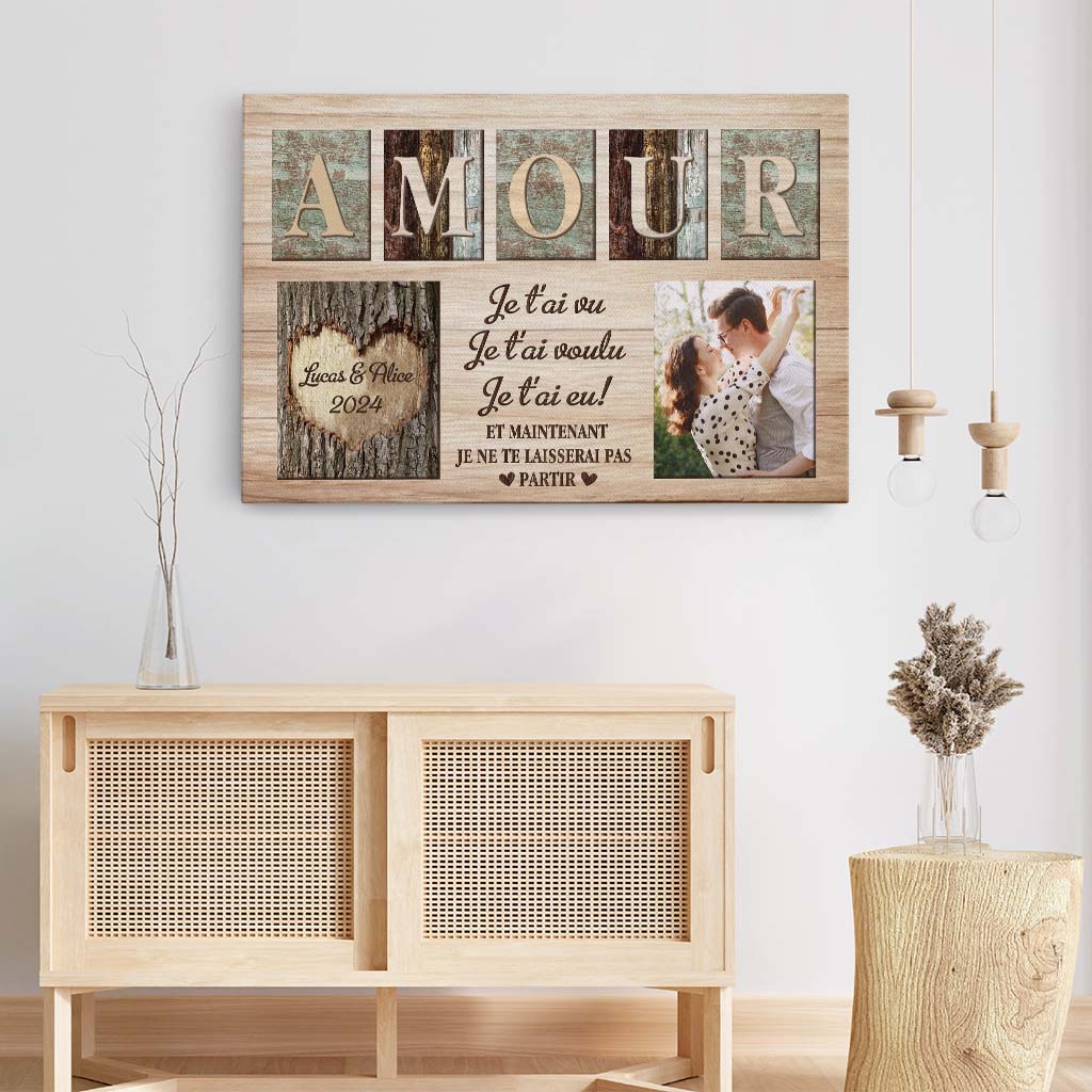 Toile Personnalisée Photo - Maintenant Je Ne Te Laisserai Jamais Partir - Image 3