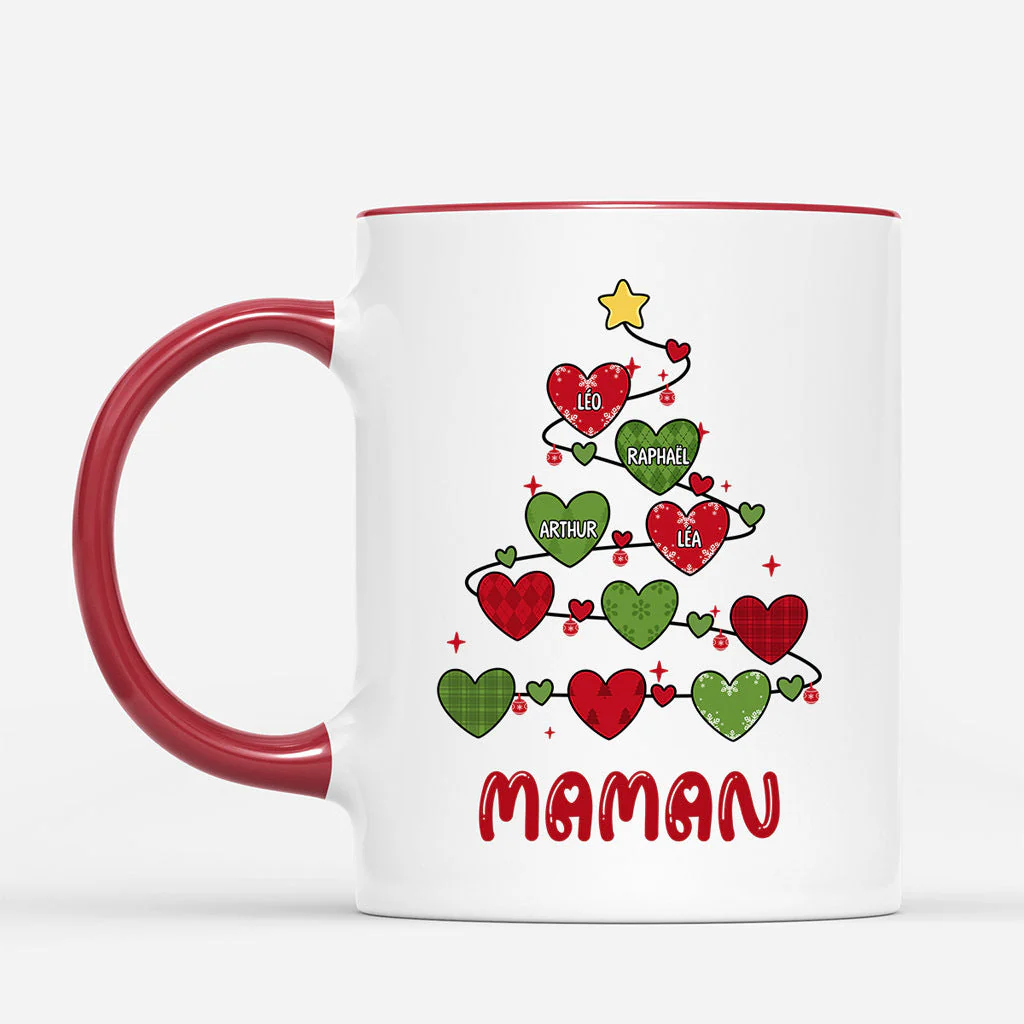 Tasse de Noël personnalisée – Maman Mamie - Image 2