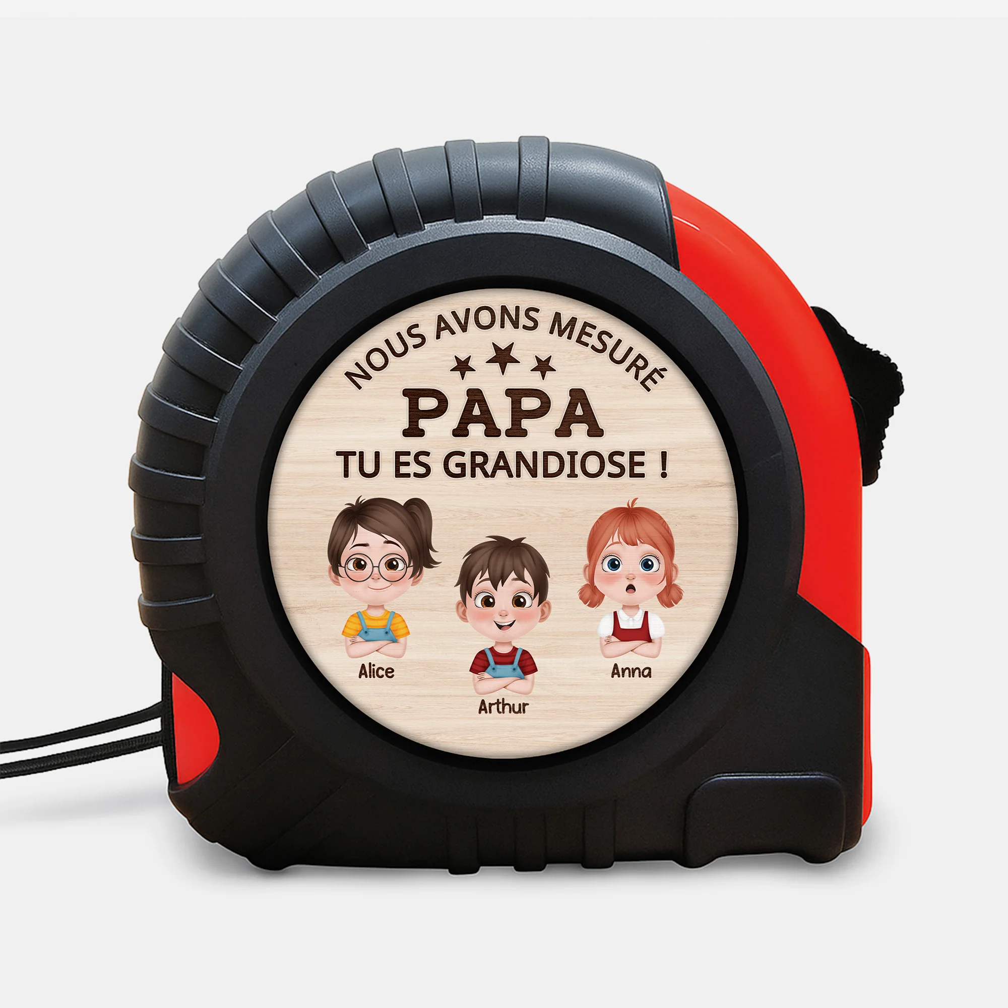 Metre Personnalisé Papa | Nous Avons Mesuré Cadeau