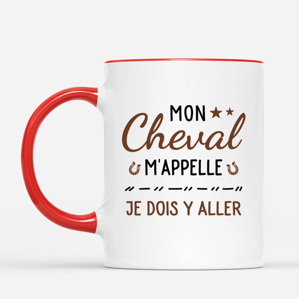 Tasse Cheval Personnalisé - Mon Cheval M'appelle - Image 3