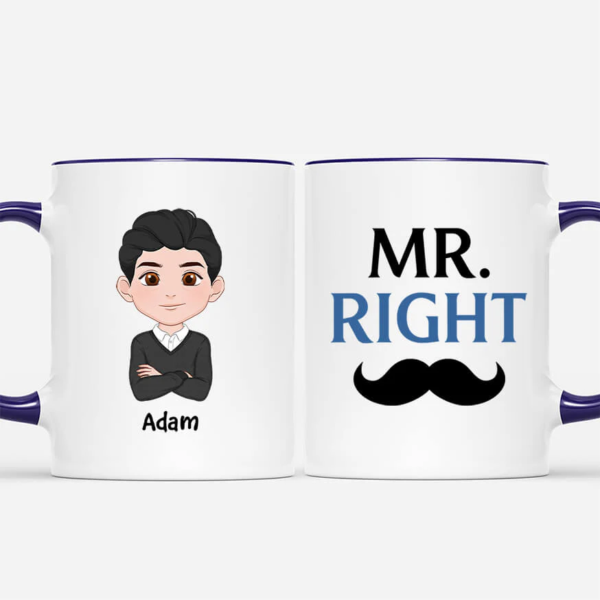 Tasse Personnalisée Couple - Monsieur Parfait Et Madame Toujours Parfaite - Image 2