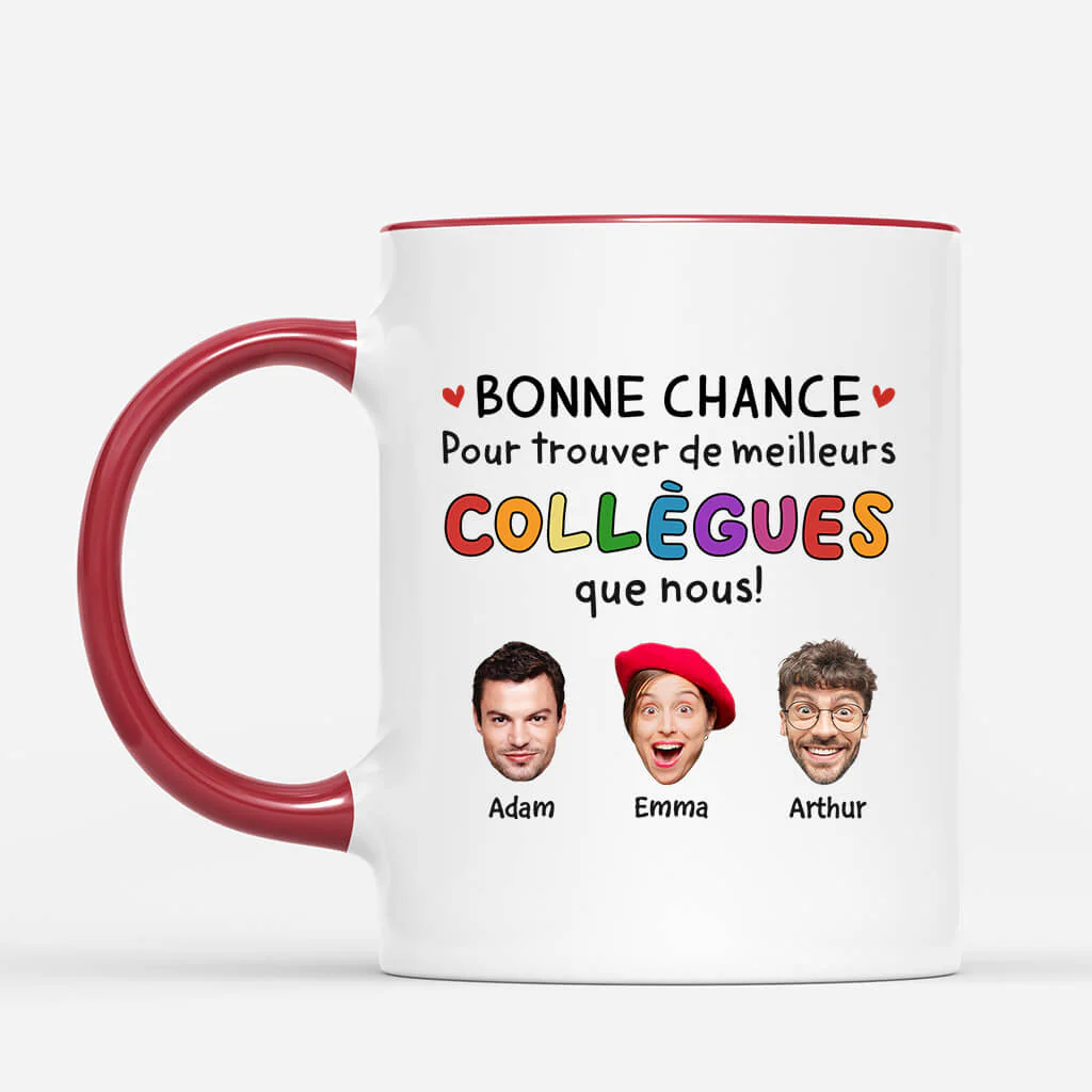 Tasse Personnalisée Collègue De Travail - Bonne Chance - Image 2