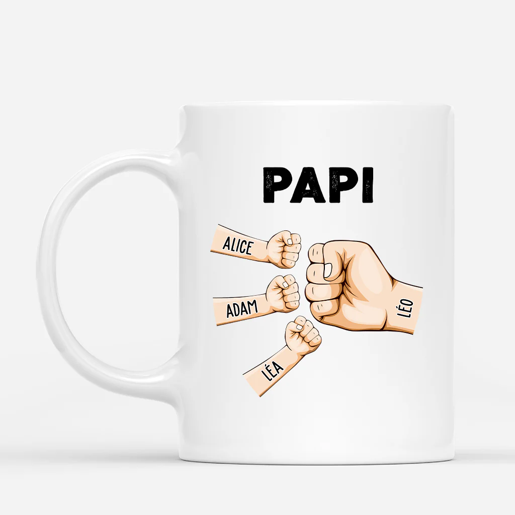 Mug personnalisé papy – Bosse de Poing Papa