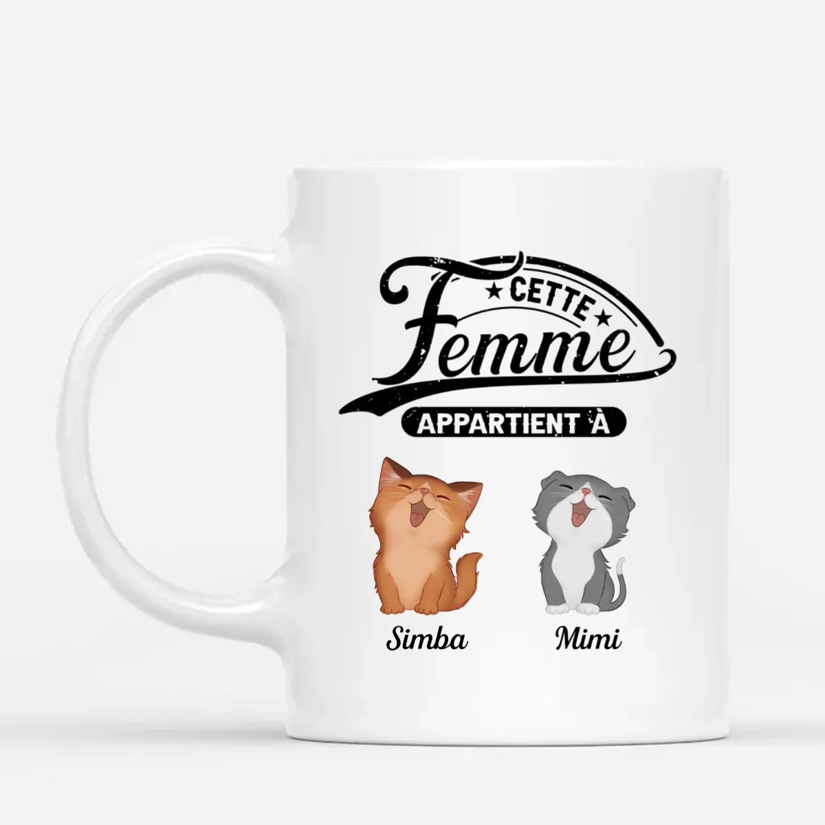 Mug Mug Cet Humain Appartient à Personnalisé
