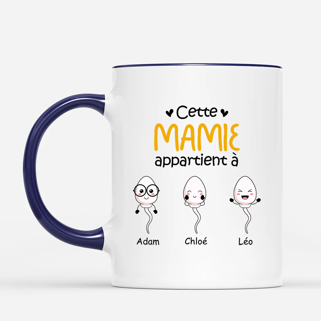Tasse Personnalisée Mamie – Cette Mamie Appartient À - Image 2