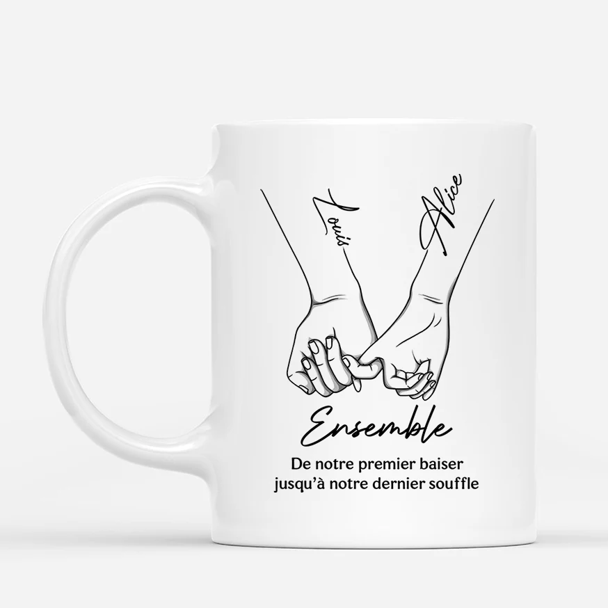 Mug Couple Personnalisé - Ensemble