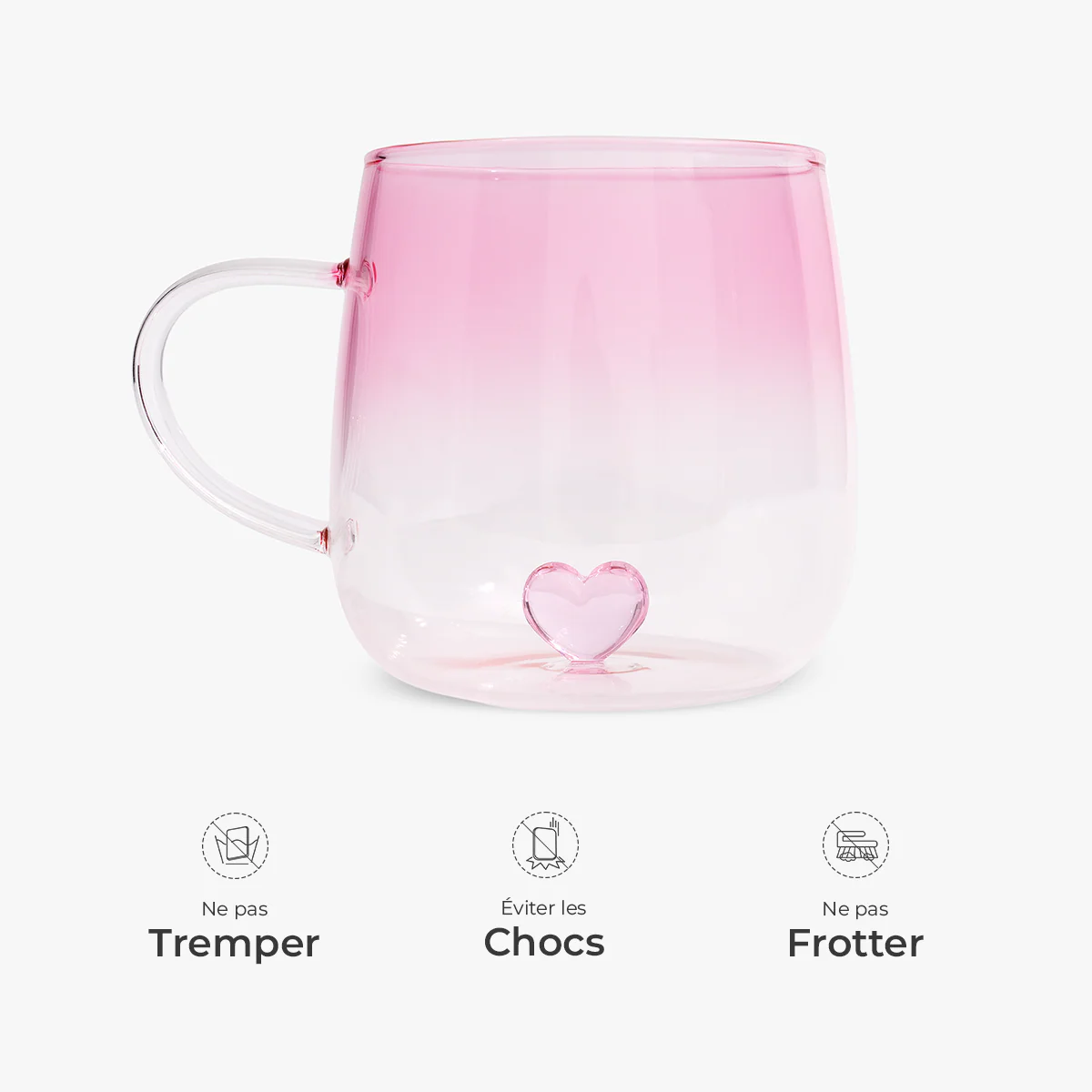 Mug En Verre Dégradé Nous Sommes À Toi - Cadeau Personnalisé Papa Et Maman - Image 4