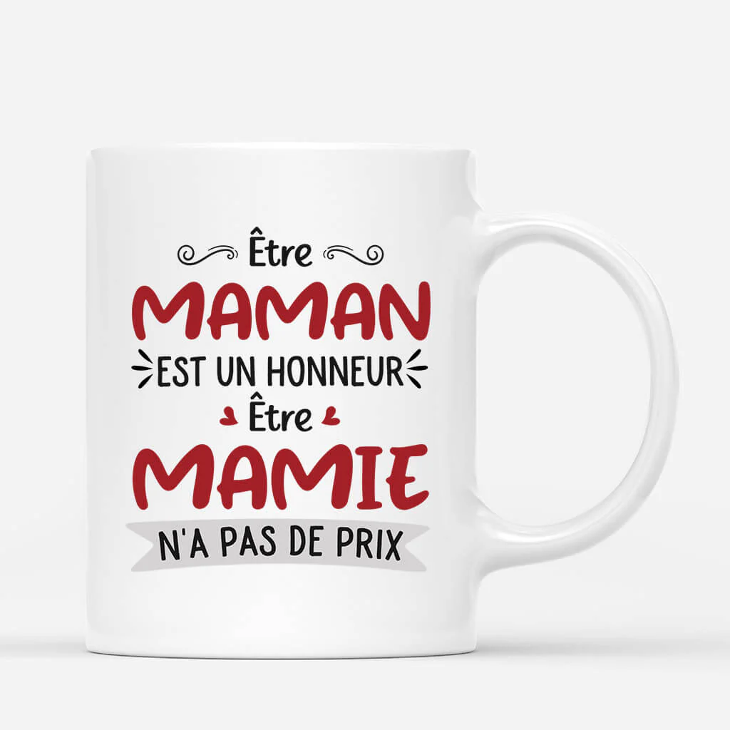 Mug Être Maman/ Mamie N'a Pas De Prix Personnalisé - Image 3