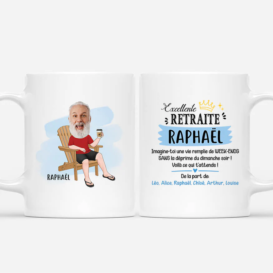 Tasse Personnalisée Retraite - Excellente Retraite