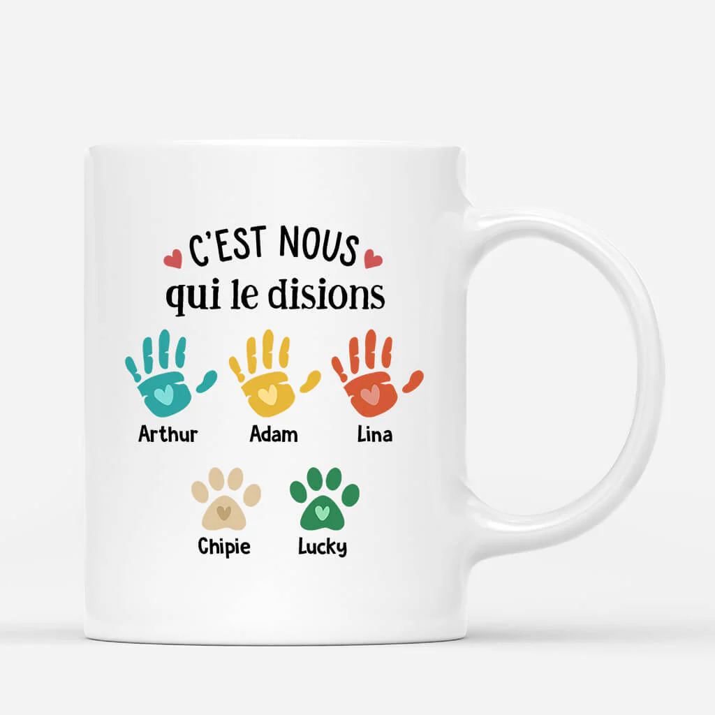 Mug Personnalisé Mamie – La Meilleure Mamie de Toute la Terre - Image 3