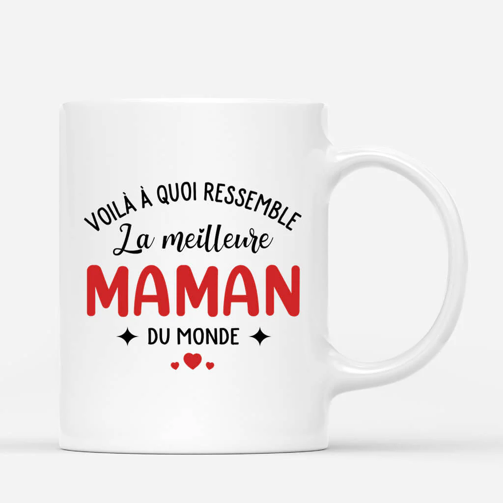 Mug Personnalisé Grand-Mère – La Meilleure Mamie Ressemble À - Image 3
