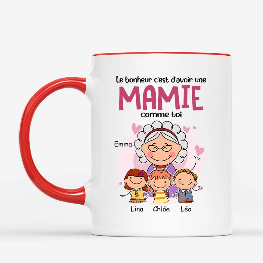Mug Personnalisé Papa - Le Bonheur C'est D'avoir Un Papa Comme Toi - Image 2