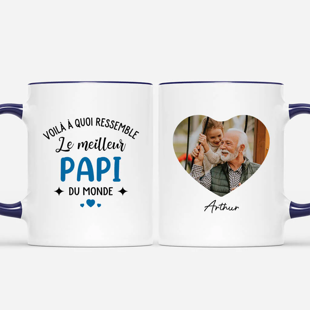 Tasse personnalisée papy – Le Meilleur Papa Ressemble À…