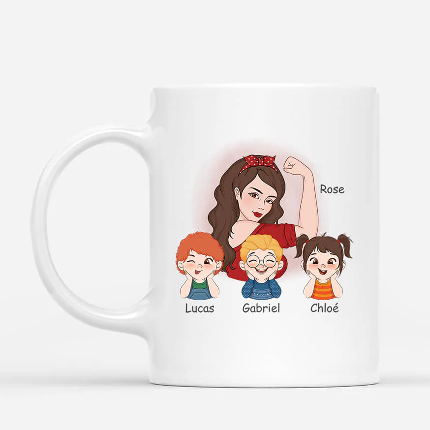 Tasse Personnalisée Fete Des Grand Mere - Mug De La Super Mamie - Image 2