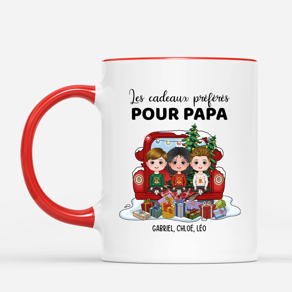 Mug de Noël pas cher personnalisé – Les Cadeaux Préférés - Image 2
