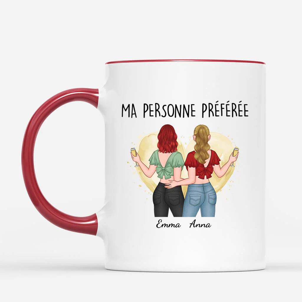 Mug Personnalisé Meilleure Amie | Ma Personne Préférée - Image 2