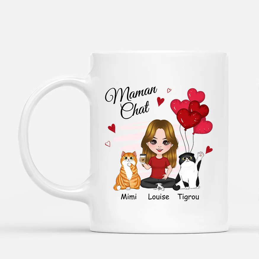 Tasse Avec Chat – Tasse Pour Maman Personnalisée