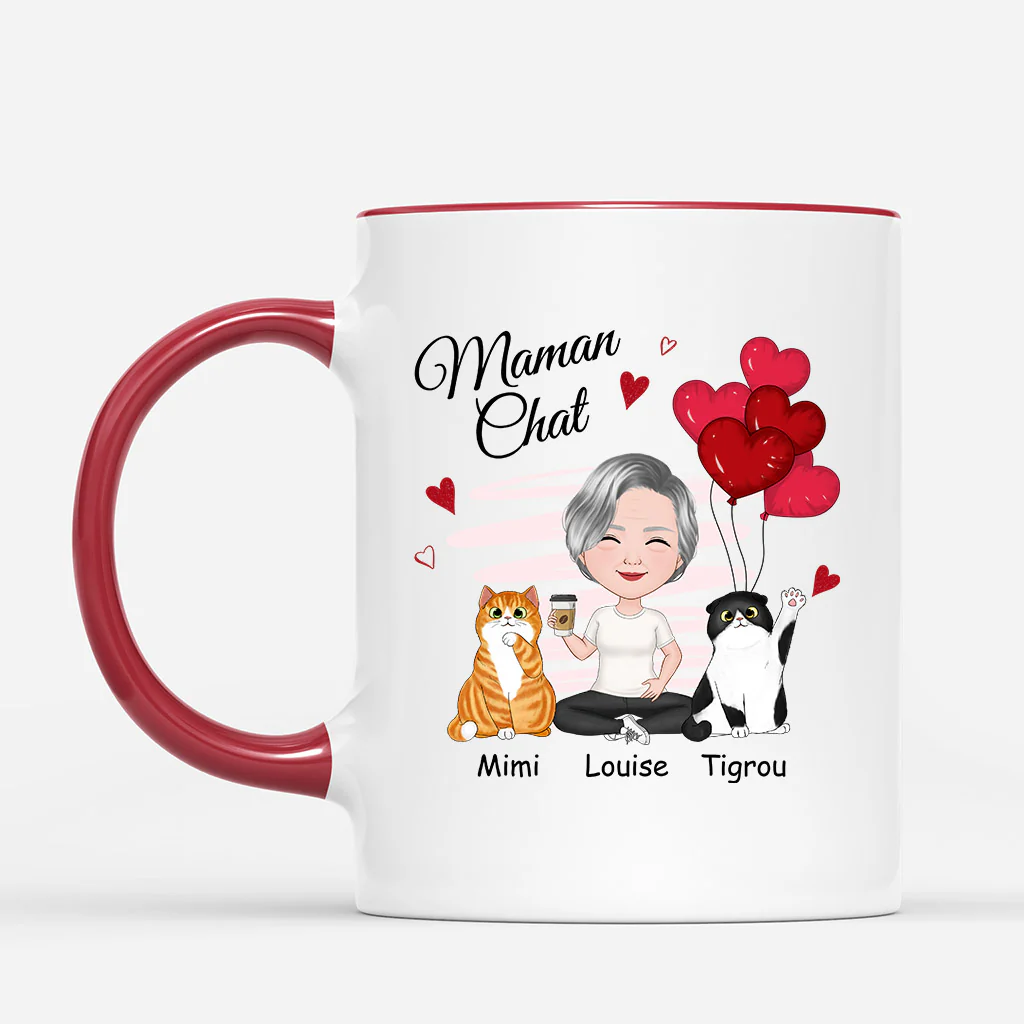 Tasse Avec Chat – Tasse Pour Maman Personnalisée - Image 2