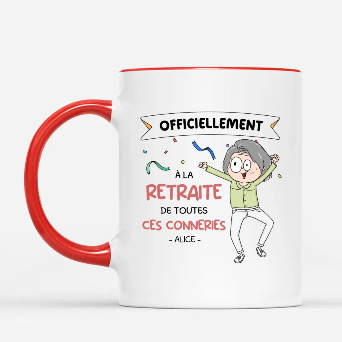 Tasse Retraite - Officiellement À La Retraite Personnalisé - Image 2