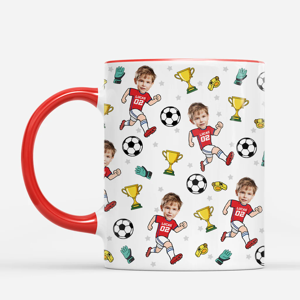 Mug Personnalisé Avec Photo - Cadeau Fan De Foot Homme/Femme/Enfant - Image 2