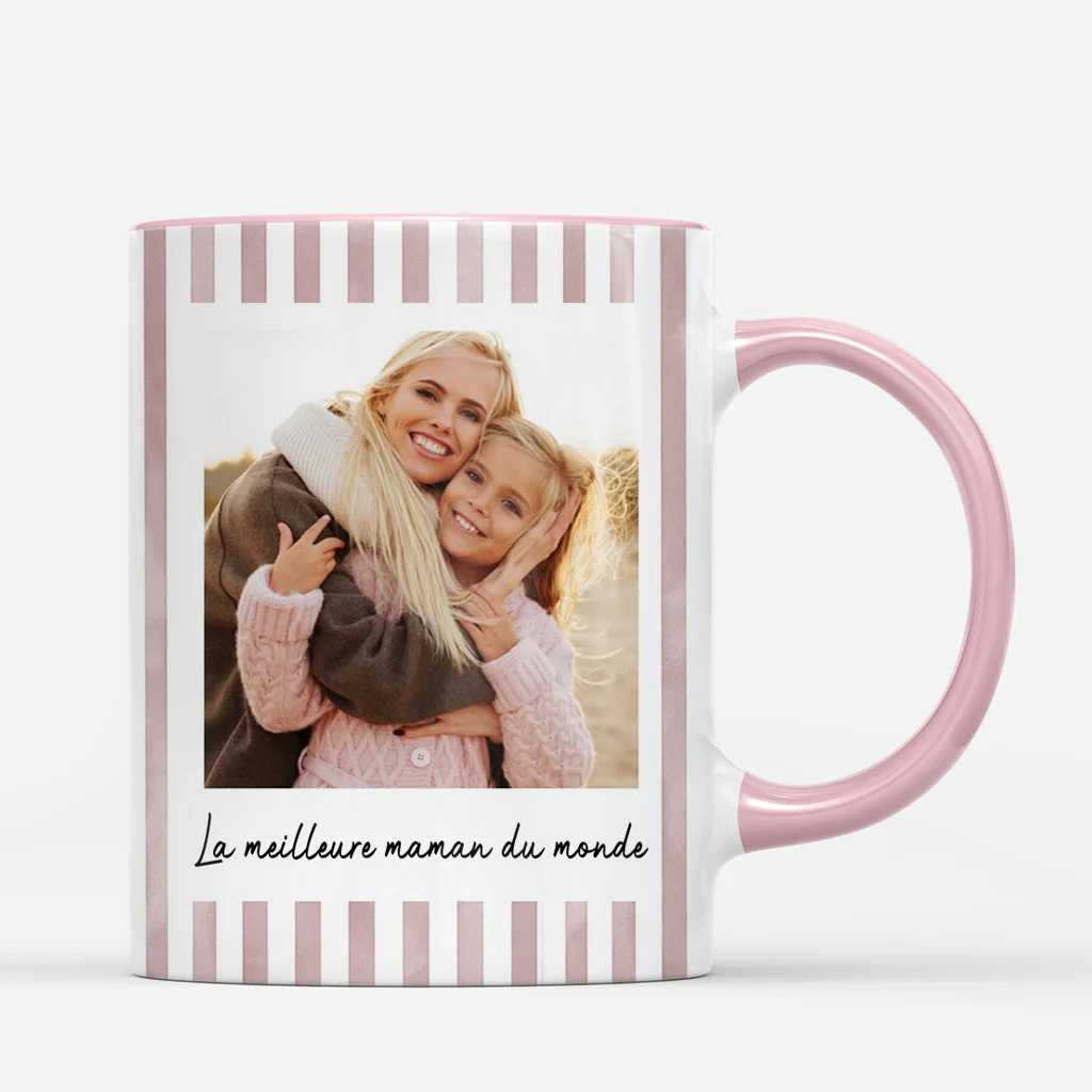 Mug Personnalisé Avec Photo - Mon Papa Ma Maman - Image 3