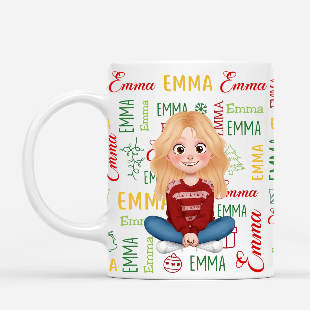 Tasse Personnalisée Prénom Pour Femme/Homme - Ceci Est Mon Mug
