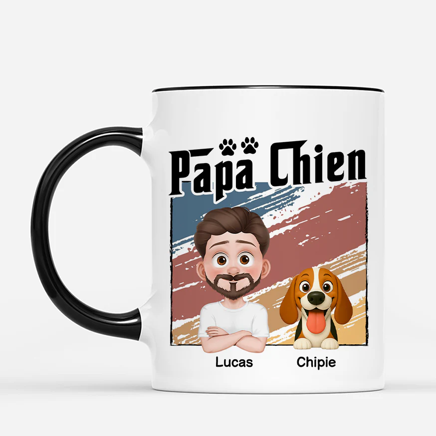 Mug Personnalisé - Maman/Papa Chien - Image 2