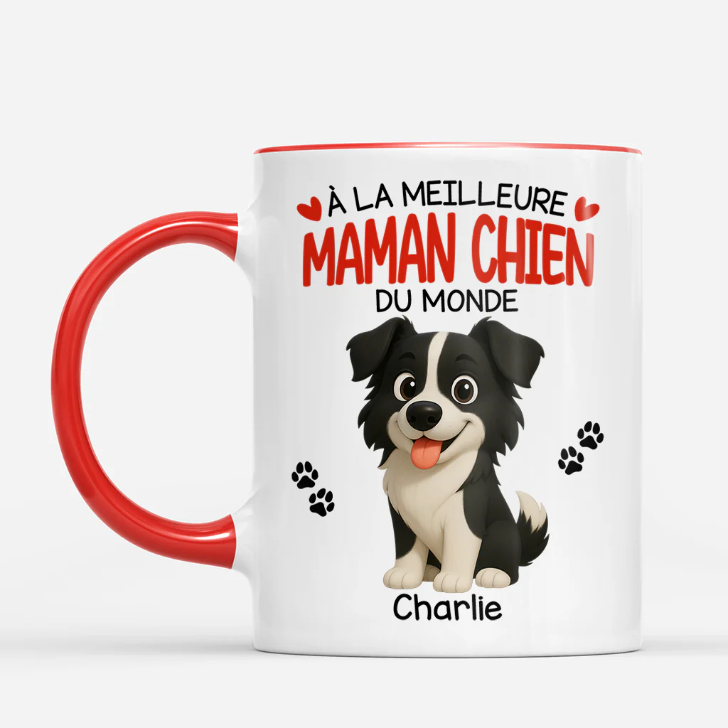 Mug Personnalisé Chien - Bonne Fête Des Mères À La Meilleure Maman Chien - Image 2
