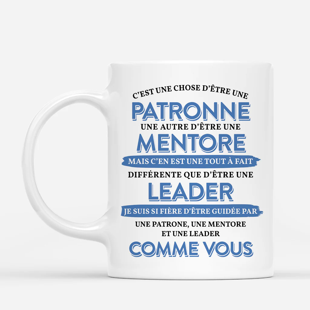 Mug Personnalisé Collègue - Un Leader Comme Vous - Image 2
