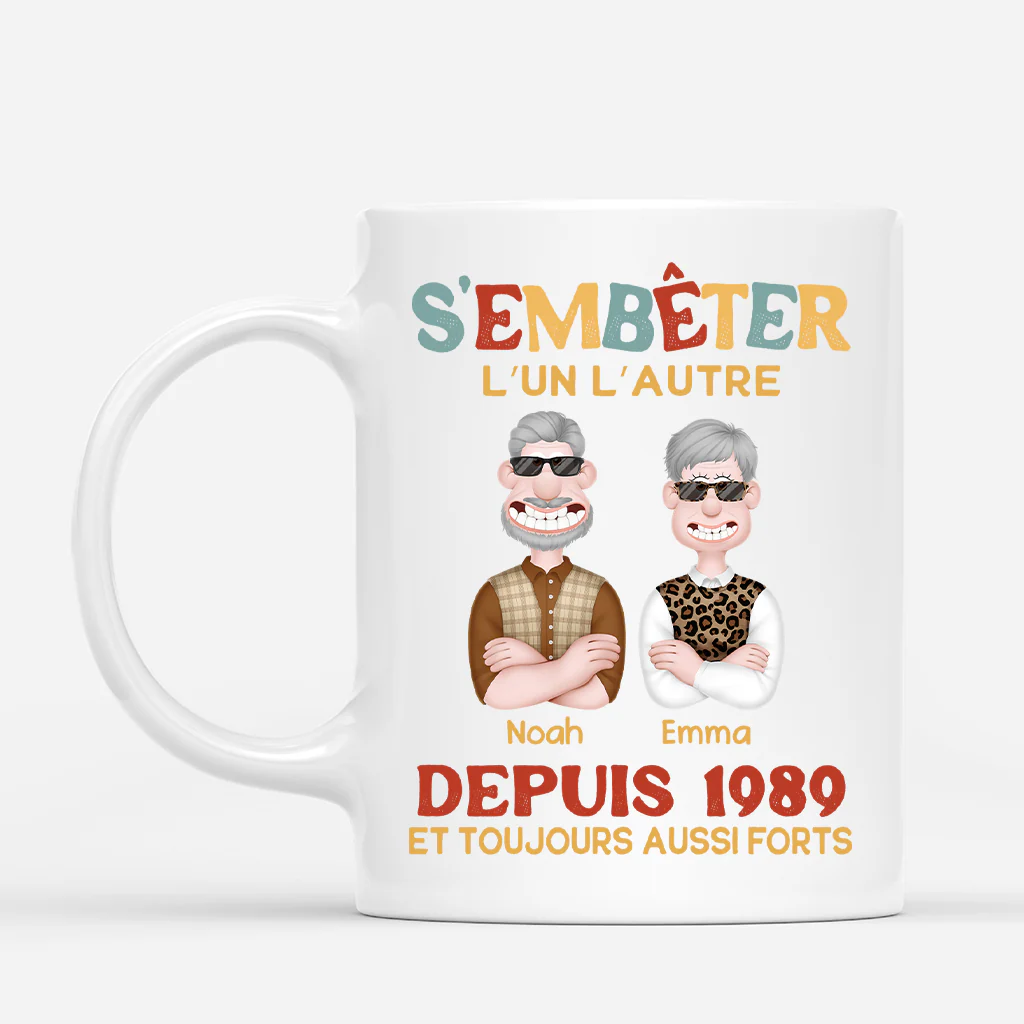 Mug Personnalisé Couple Humour - S’embêter L’un L’autre - Image 2