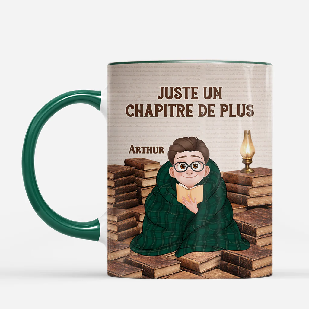 Mug Personnalisé Femme/Homme - Tant De Livres Si Peu De Temps - Image 2