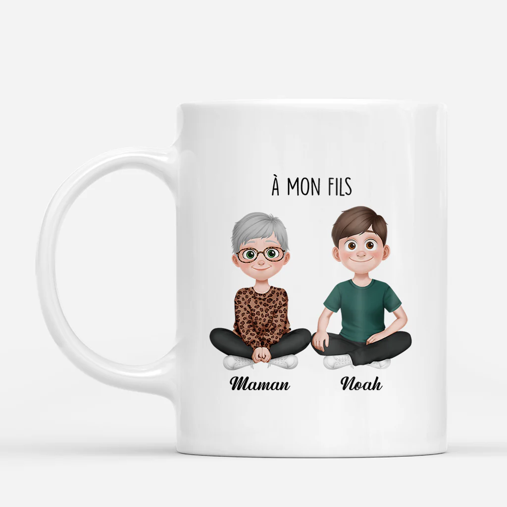 Mug Personnalisé Fille/Fils/Petit-fils/Petite-fille - Je Suis Fier De Toi - Image 2