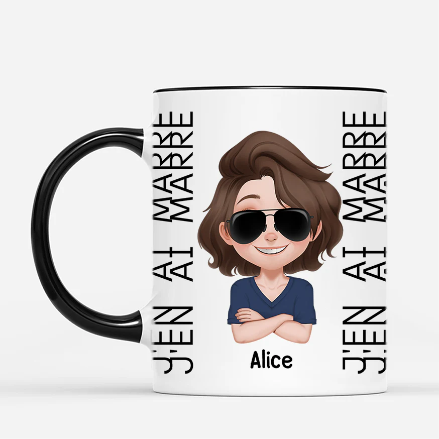 Mug Personnalisé Humour - J'en Ai Marre - Image 2