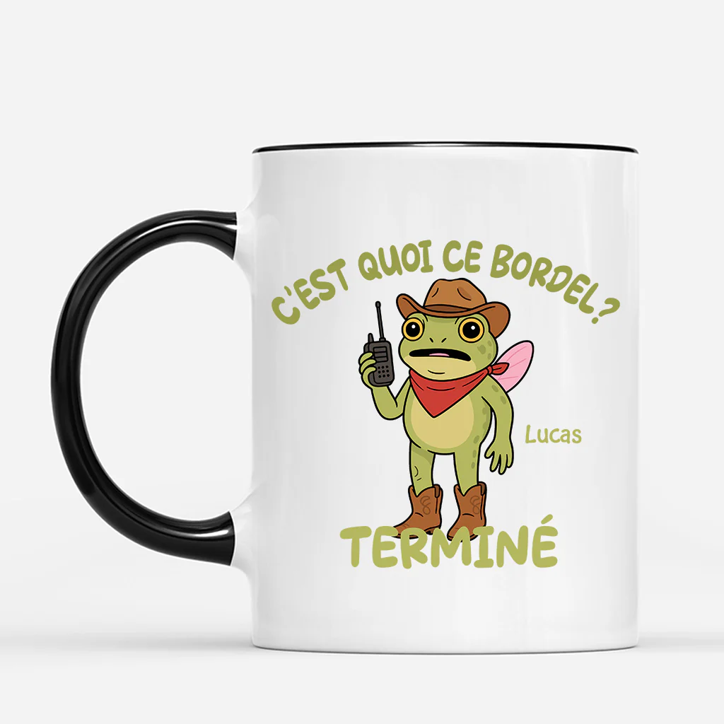 Mug Personnalisé Humour Pour Ami Et Collègue - C’est Quoi Ce Bordel