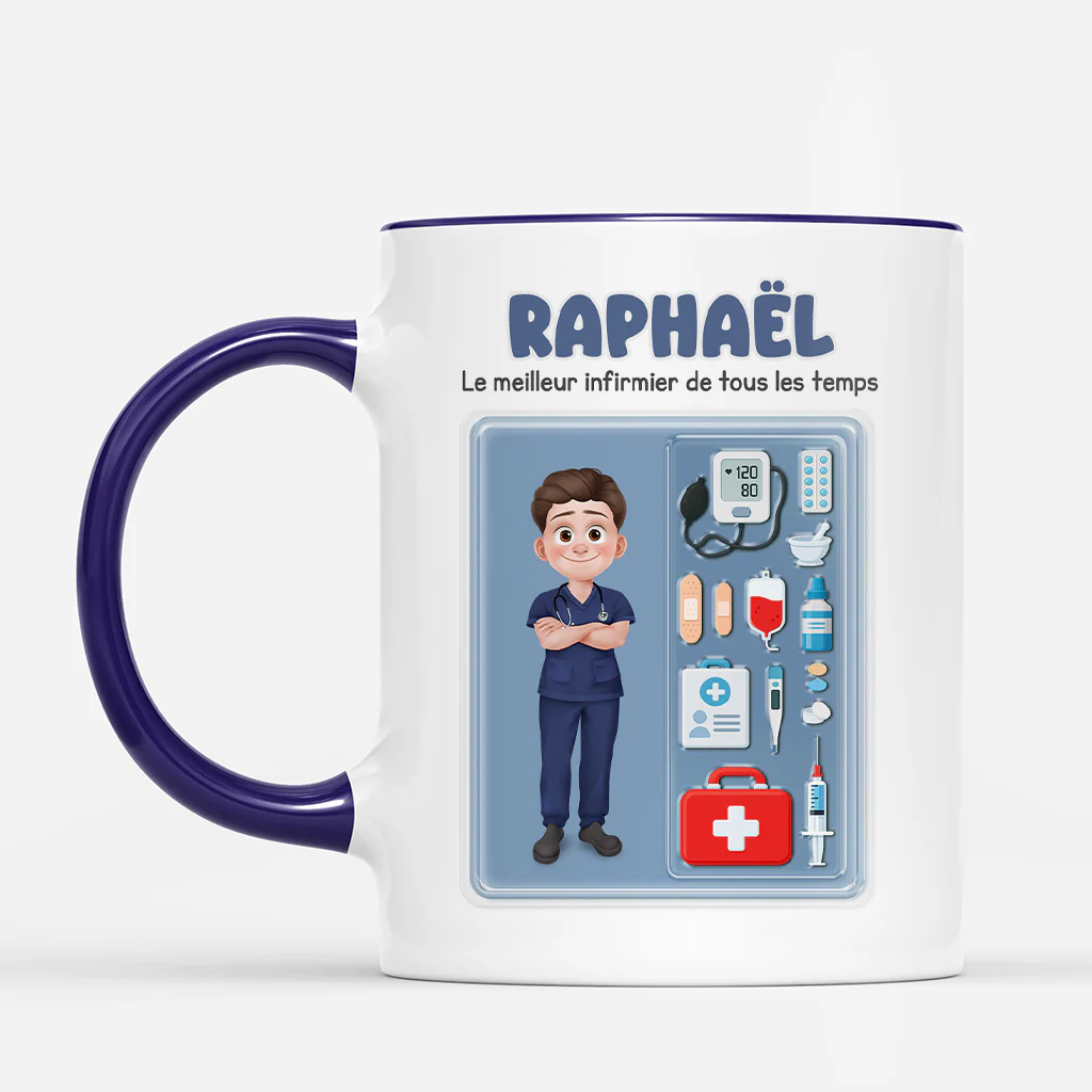 Mug Personnalisé - Infirmière Diplômée - Image 2