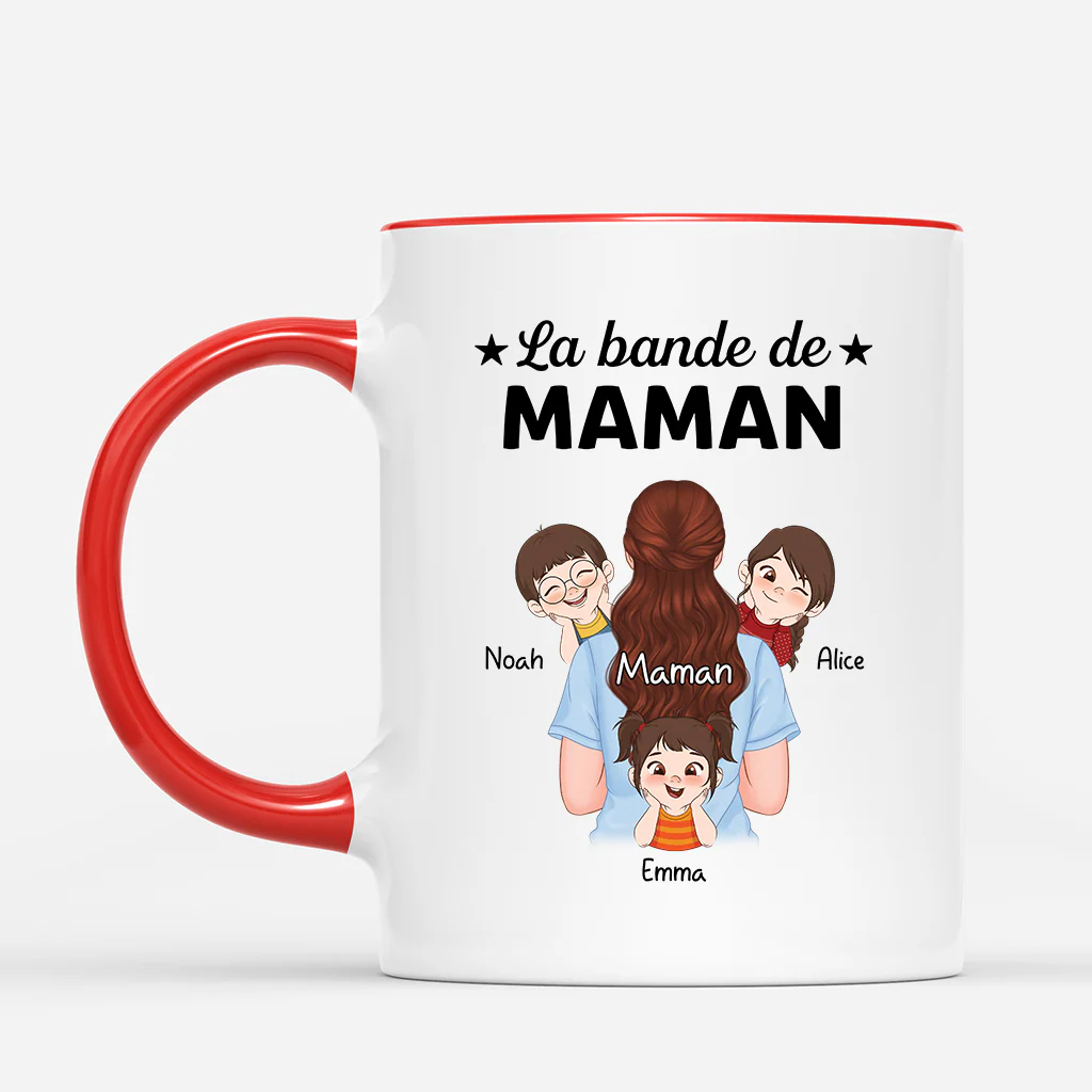 Mug Personnalisé Papa - La Bande Du Papa Fort - Image 2