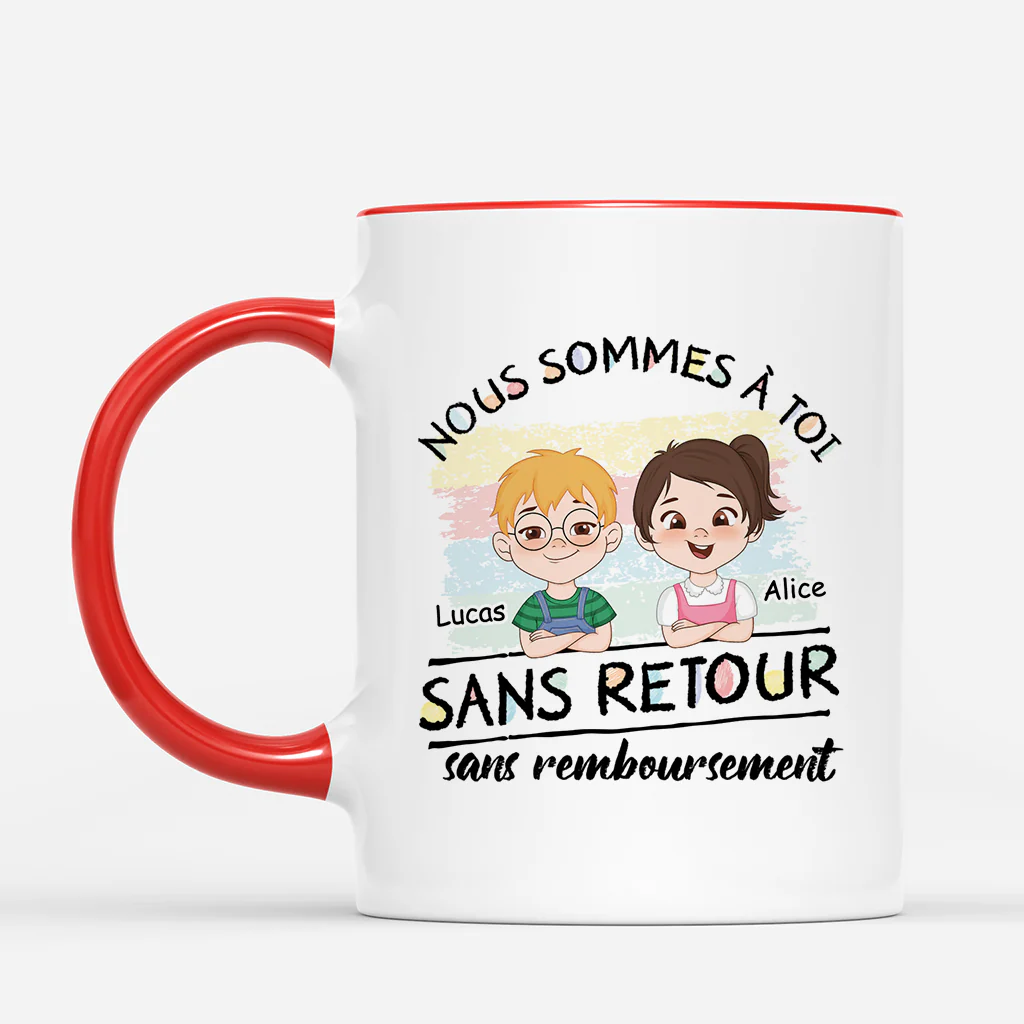 Mug Personnalisé Maman - Aucun Retour Ni Remboursement - Image 2