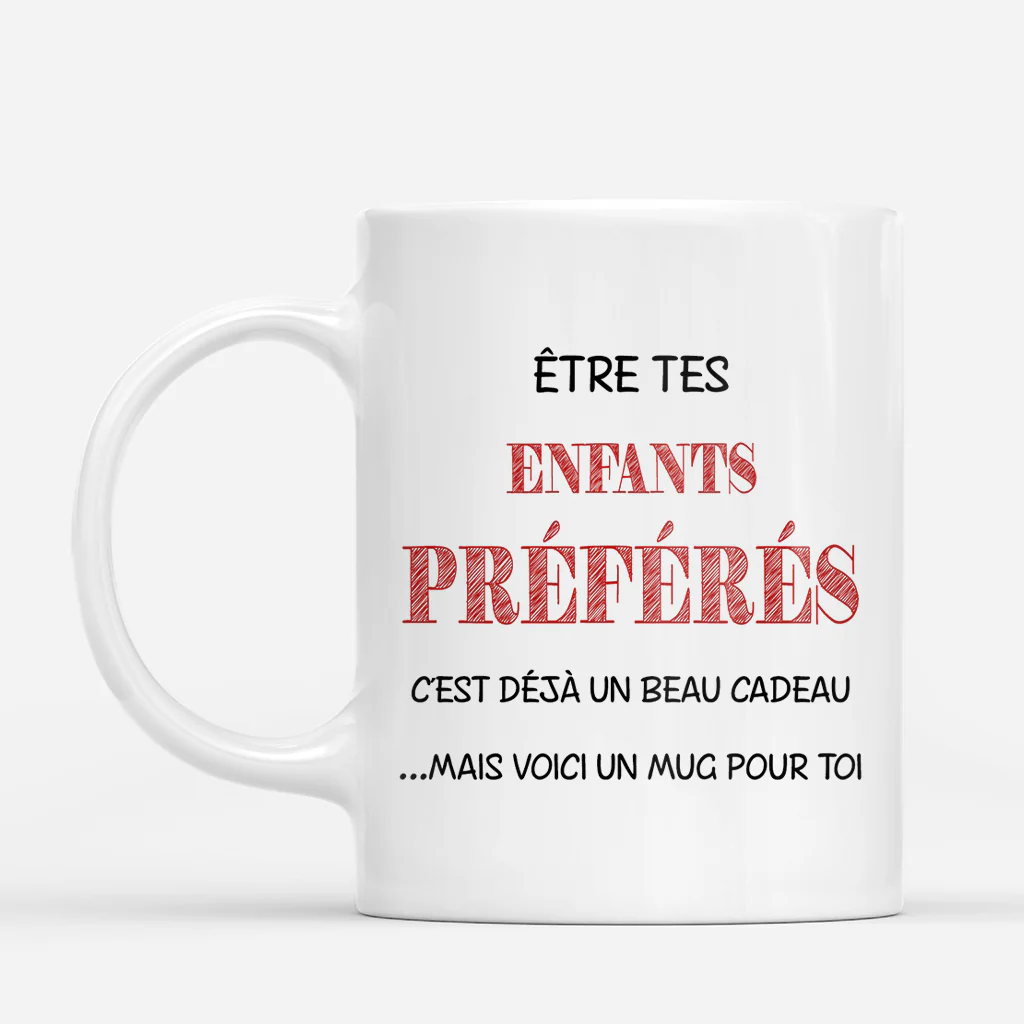 Mug Personnalisé Maman Papa - Être Ton Enfant Est Un Beau Cadeau - Image 2