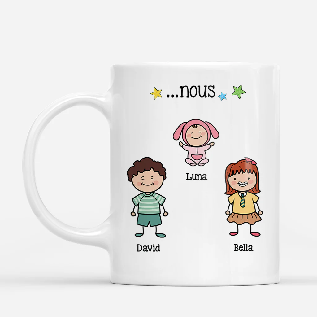 Mug Personnalisé Papa Maman - Papa A Tout Cadeau Fête Des Pères - Image 2
