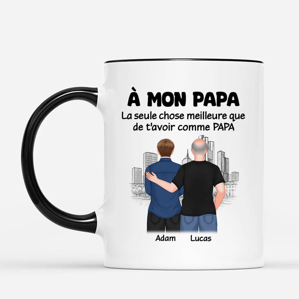 Mug Personnalisé Fête Des Pères - Nos Enfants T’Aient - Image 2
