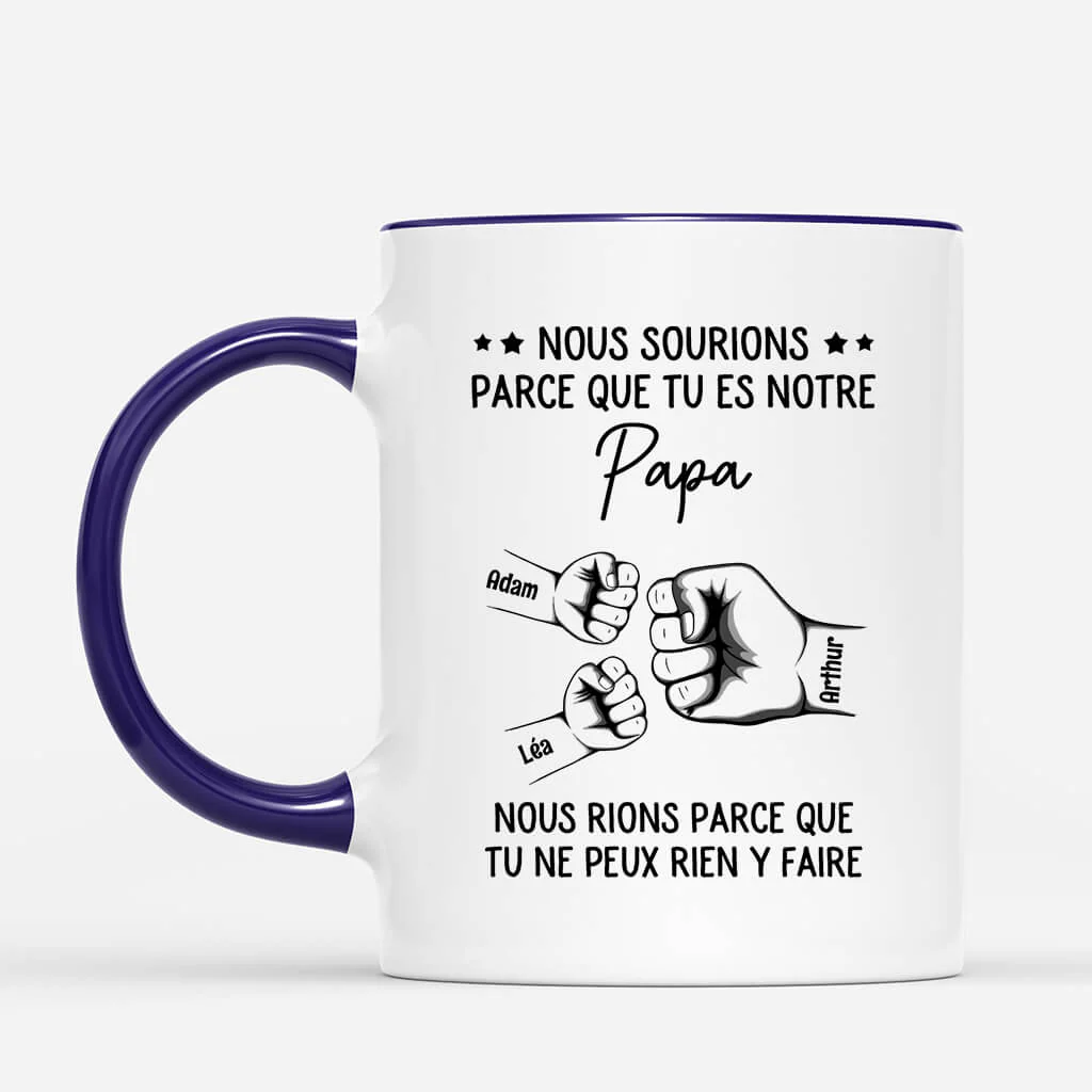 Mug Personnalisé Papa – Papa Tu Es Mon Papa