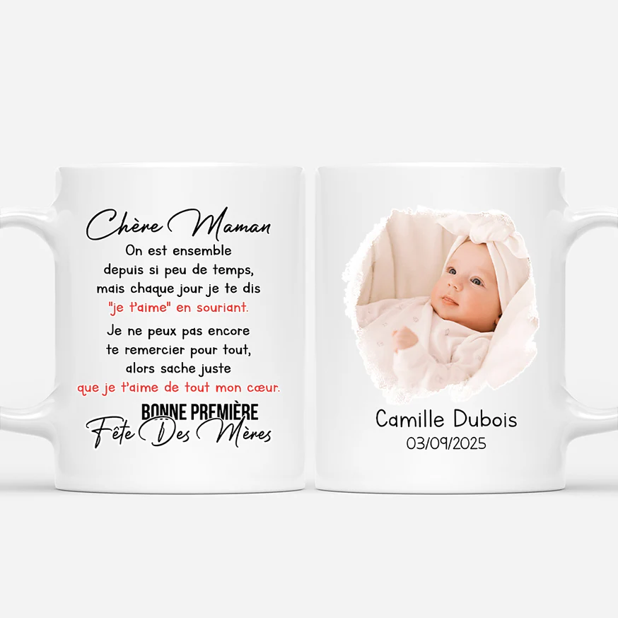 Mug Personnalisé Photo - Bonne Première Fête Des Mères