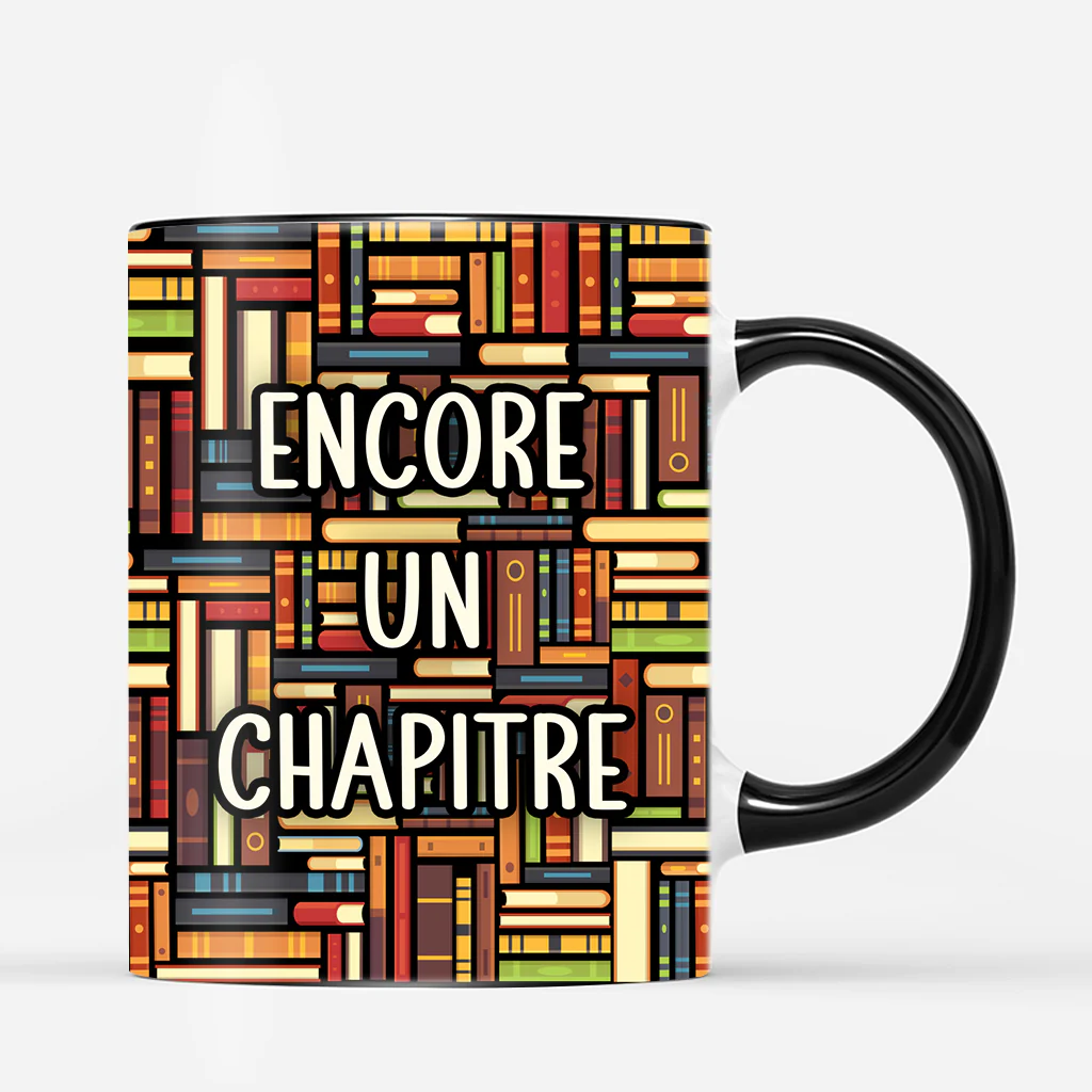 Mug Personnalisé Pour Femme Fan De Lecture - Chut Je Lis Mes Livres - Image 3