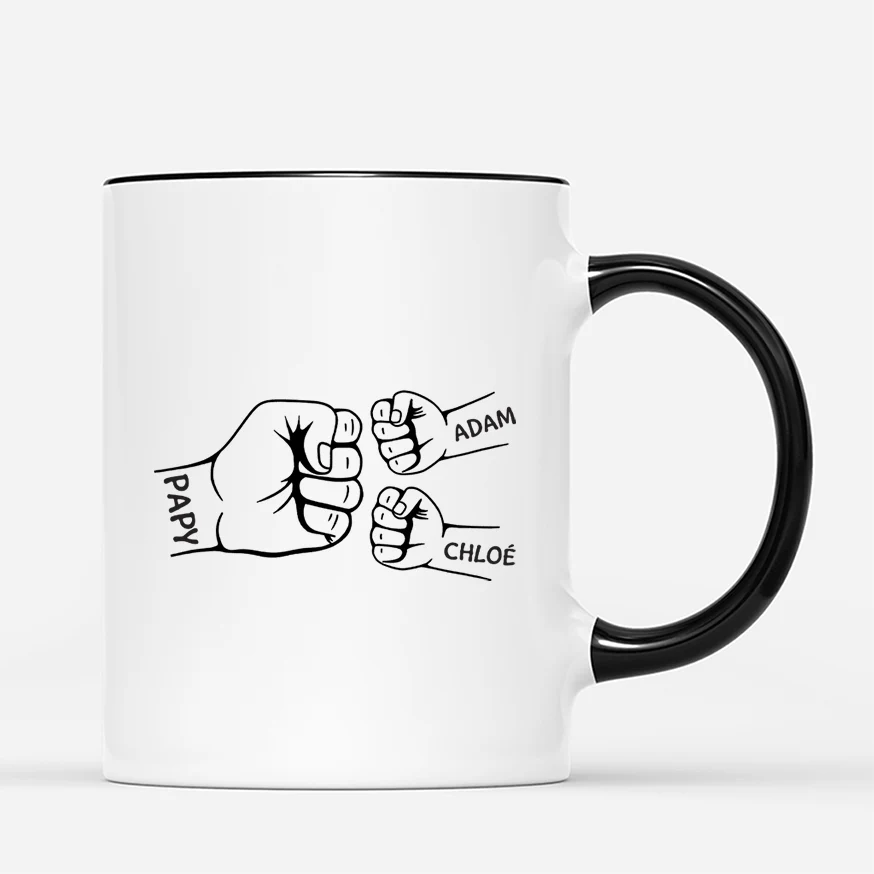 Mug Personnalisé Papa - Le Bonheur D'avoir Papa Comme Toi - Image 3