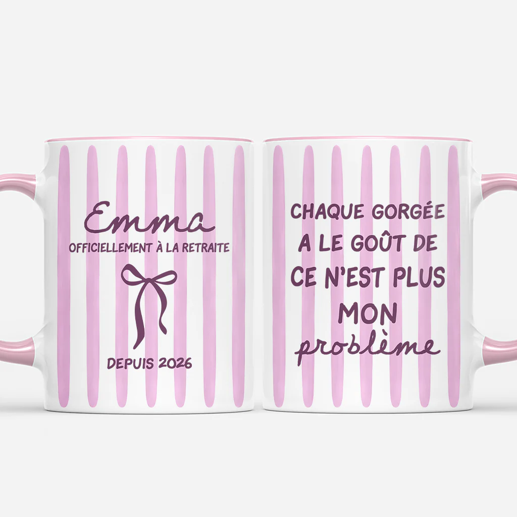 Mug Personnalisé Retraite - Ce N’est Plus Mon Problème
